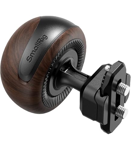 Amazon.co.jp: SmallRig 回転右側木製ハンドル ARRI Rosette用 | 右手